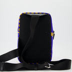 Umhängetaschen Sac bandoulière Barocco Versace Blau Homme