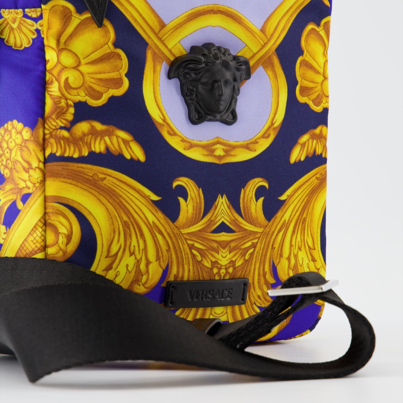Umhängetaschen Sac bandoulière Barocco Versace Blau Homme