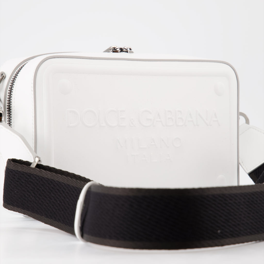 Borse a tracolla Sac bandoulière en cuir Dolce & Gabbana Bianco Homme