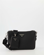 Umhängetaschen Sac bandoulière Saffiano Prada Schwarz Homme