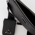 Umhängetaschen Sac bandoulière Saffiano Prada Schwarz Homme