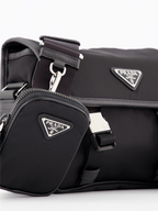 Borse a tracolla Sac bandoulière en Re-Nylon Prada Nero Homme