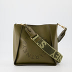 Borse a tracolla Sac bandoulière à logo Stella McCartney Verde Femme