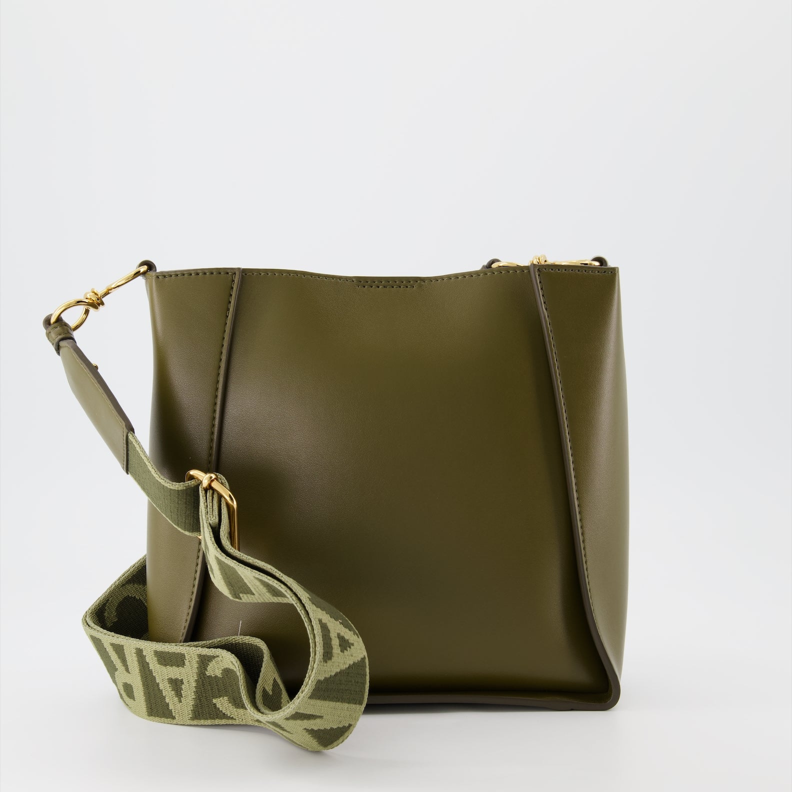 Borse a tracolla Sac bandoulière à logo Stella McCartney Verde Femme