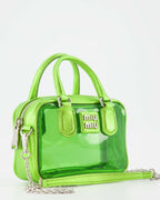 Handtaschen und schultertaschen Sac bandoulière transparent Miu Miu Grün Femme