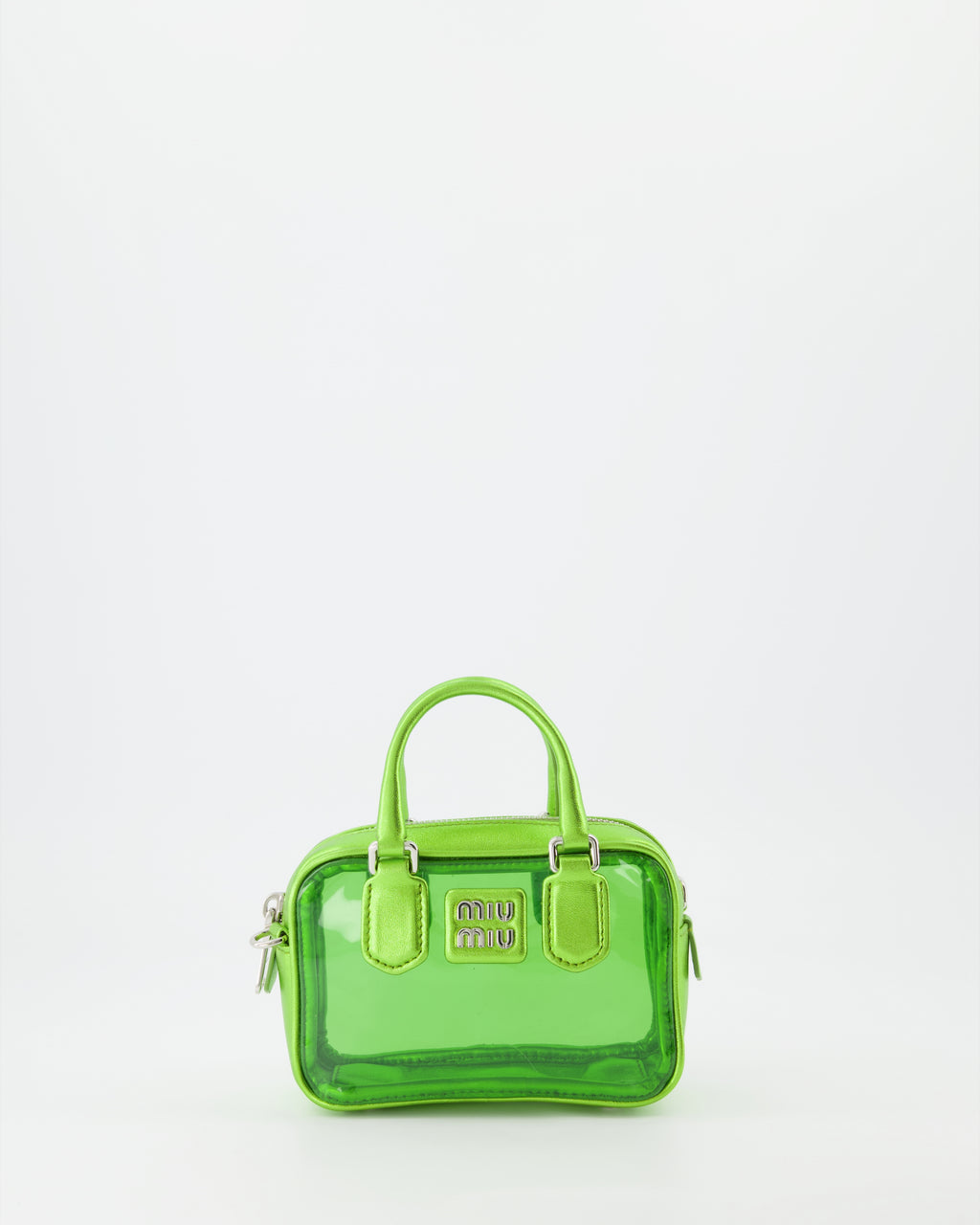 Handtaschen und schultertaschen Sac bandoulière transparent Miu Miu Grün Femme