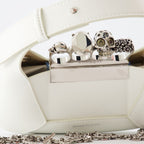 Handtaschen und schultertaschen Sac The Jewelled Hobo Alexander McQueen Beige Femme