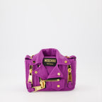 Borse a mano e a spalla Sac Biker Moschino Viola Femme