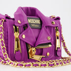 Borse a mano e a spalla Sac Biker Moschino Viola Femme