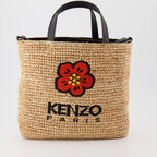 Tote bags Raffia tote bags Kenzo Beige Women