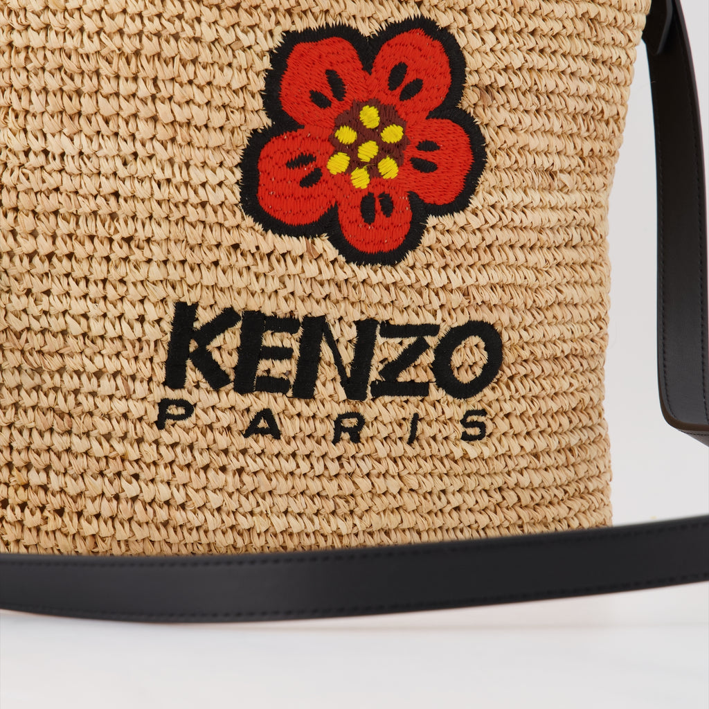 Tote bags Raffia tote bags Kenzo Beige Women