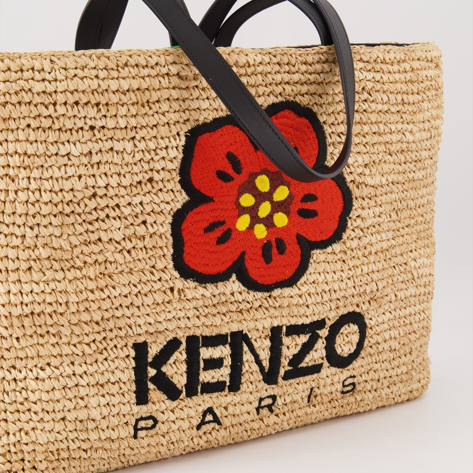 Bolsas tote Sacs cabas en raphia Kenzo Bege Femme
