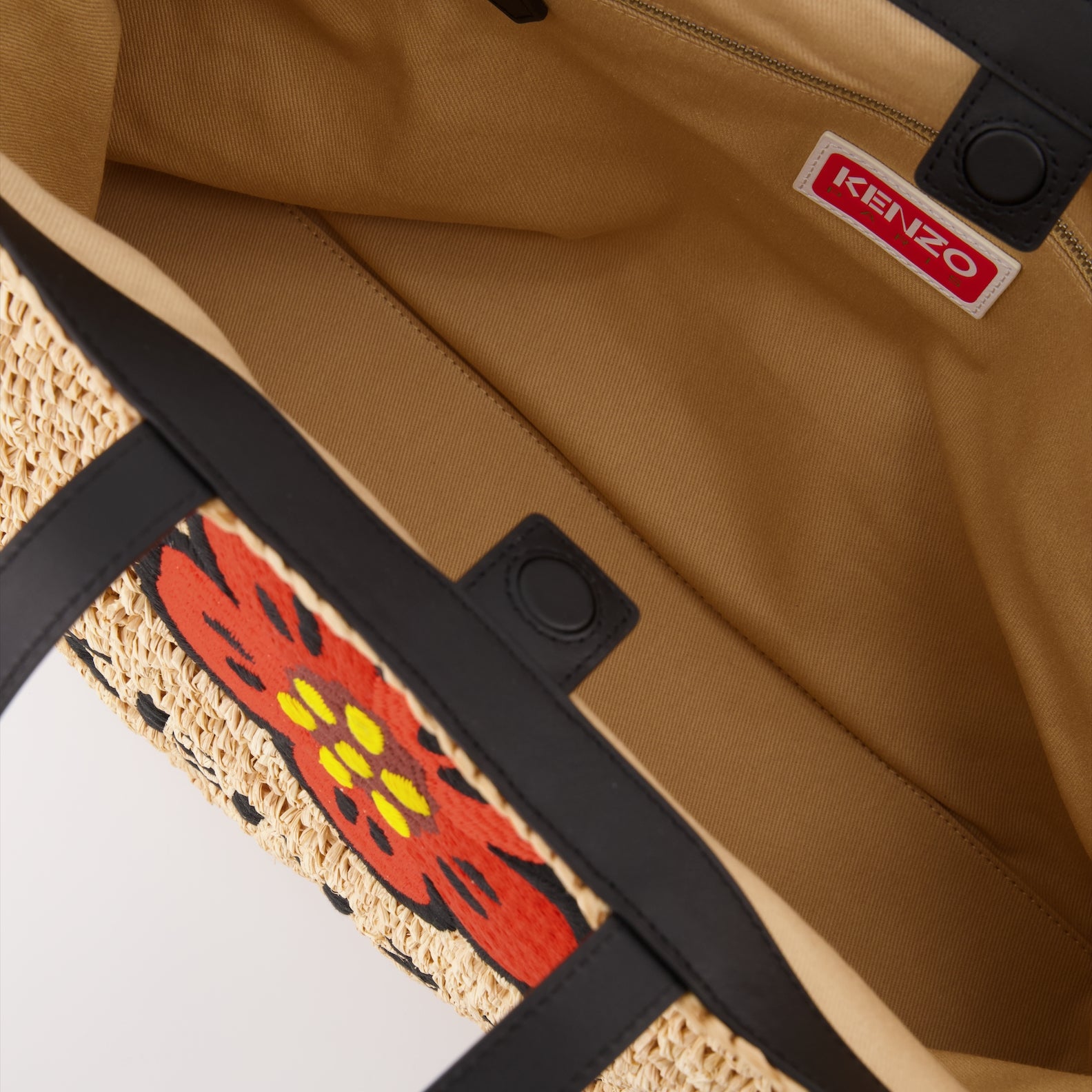 Bolsas tote Sacs cabas en raphia Kenzo Bege Femme