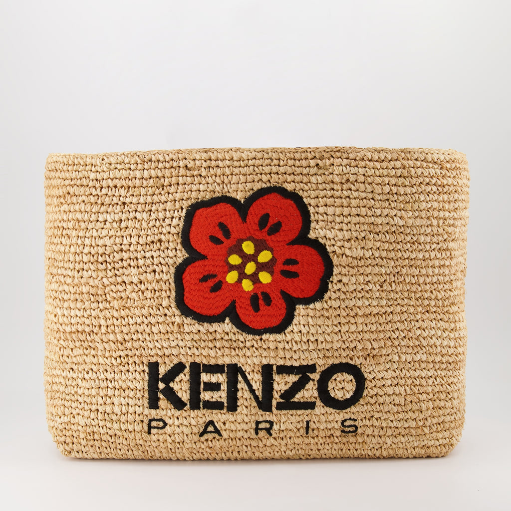 Bolsas tote Sacs cabas en raphia Kenzo Bege Femme