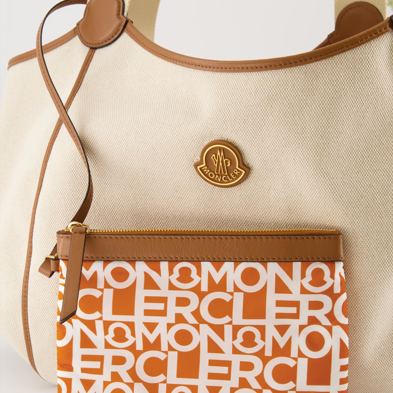 Sacs cabas Sac Nalani Moncler Beige Femme
