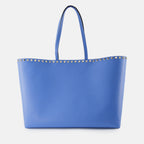 Bolsas tote Sacs cabas Rockstud Valentino Garavani Azul Femme