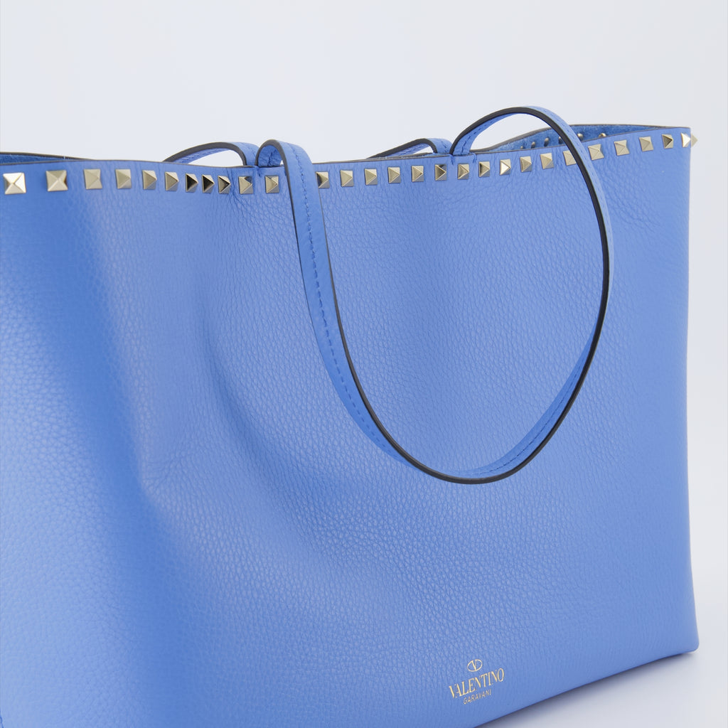 Bolsas tote Sacs cabas Rockstud Valentino Garavani Azul Femme