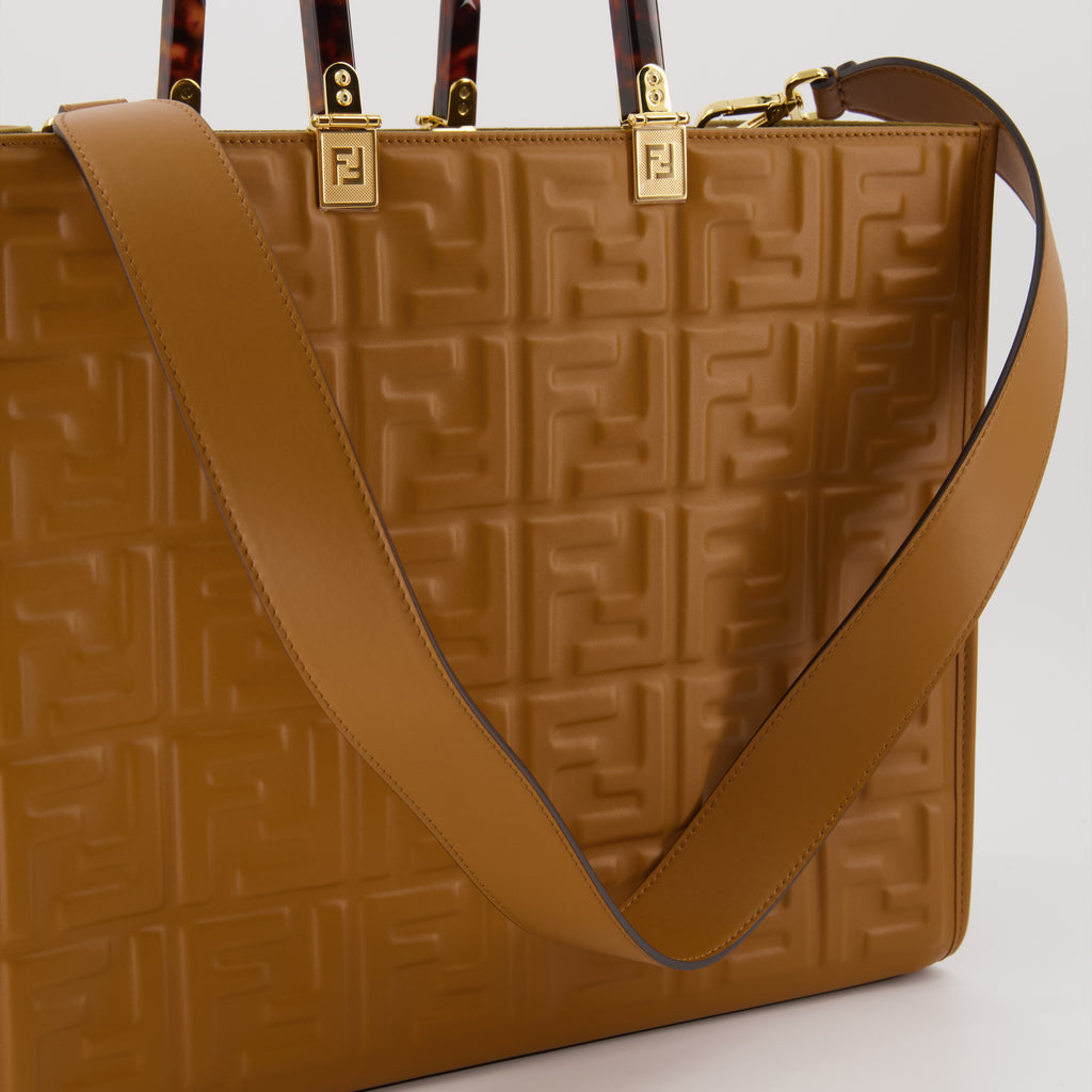 Sac cabas Sunshine en cuir verni