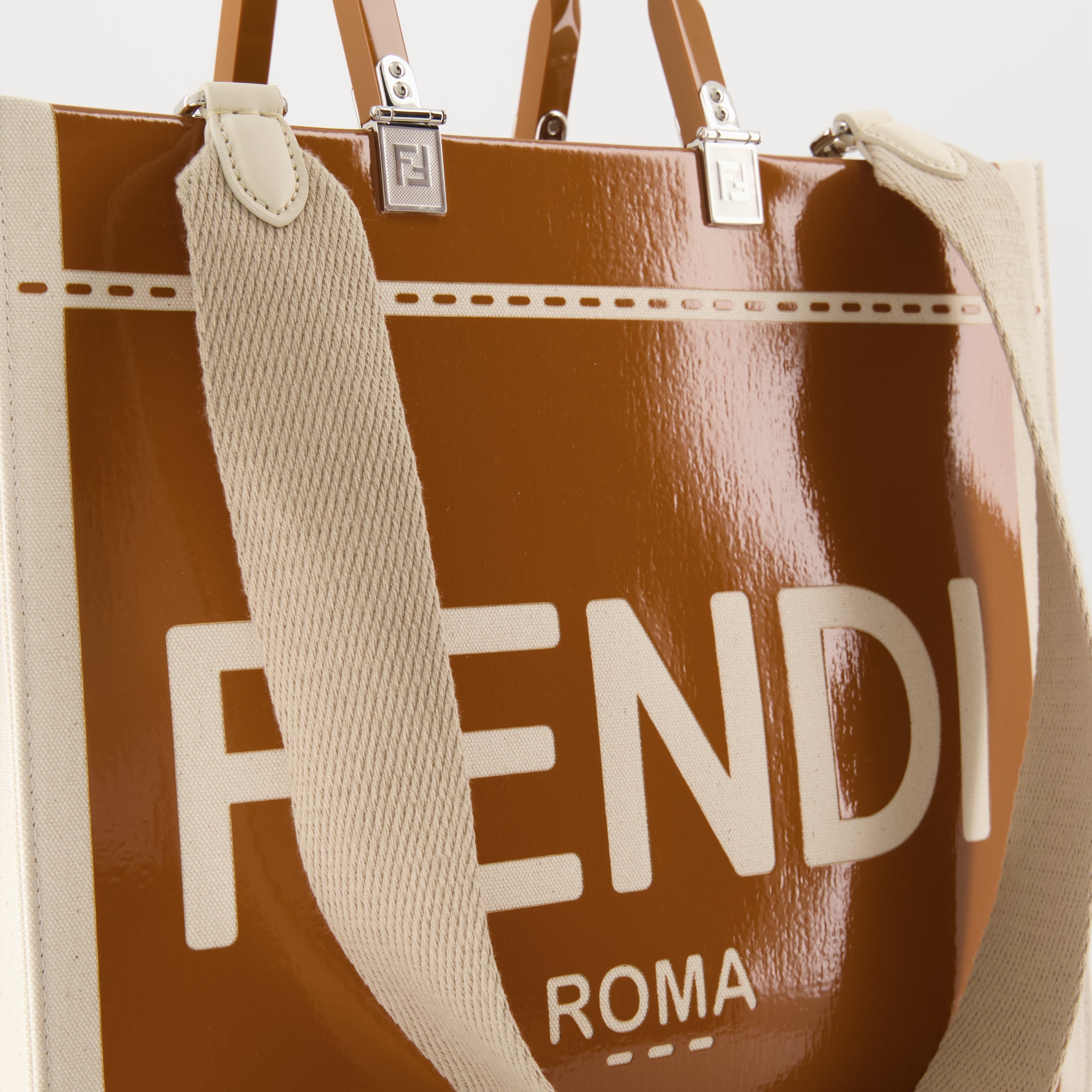 Sac cabas Sunshine marron