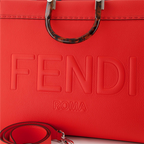 Bolsas tote Sacs cabas Sunshine Fendi Vermelho Femme