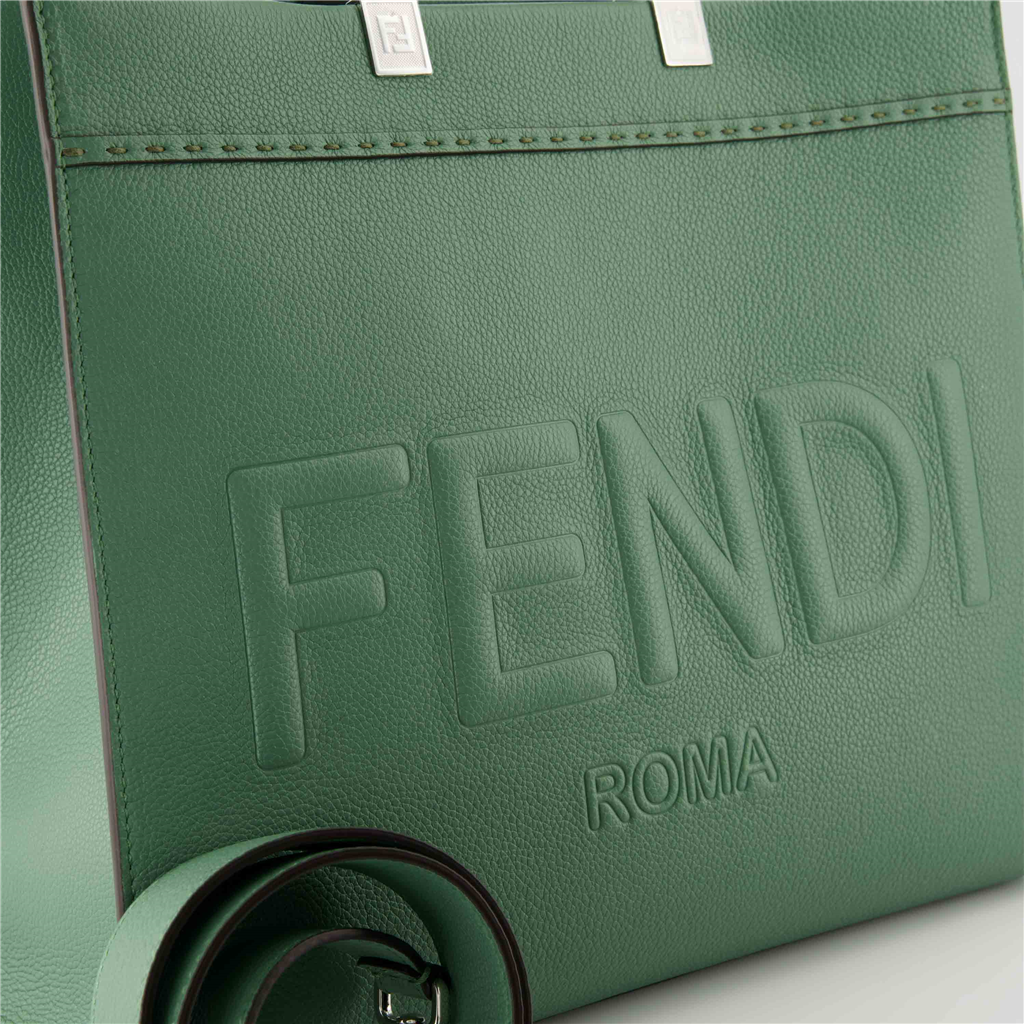 トートバッグ サンシャイントートバッグ Fendi 緑 女性