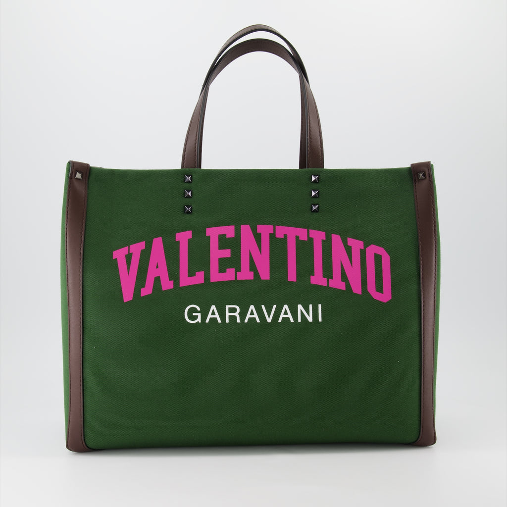 トートバッグ 大学用トートバッグ Valentino Garavani 緑 男