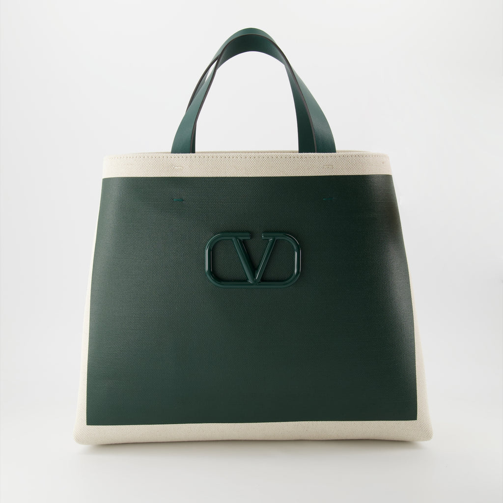 Borse tote Sacs cabas VLogo Signature Valentino Garavani Verde Homme