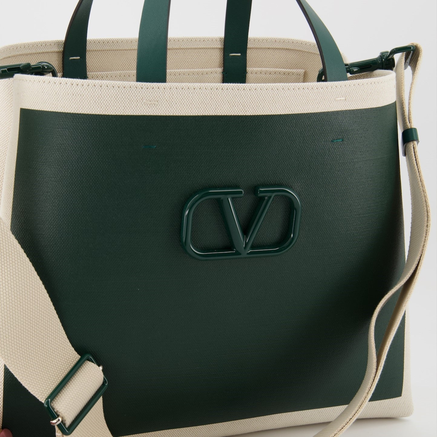 Borse tote Sacs cabas VLogo Signature Valentino Garavani Verde Homme