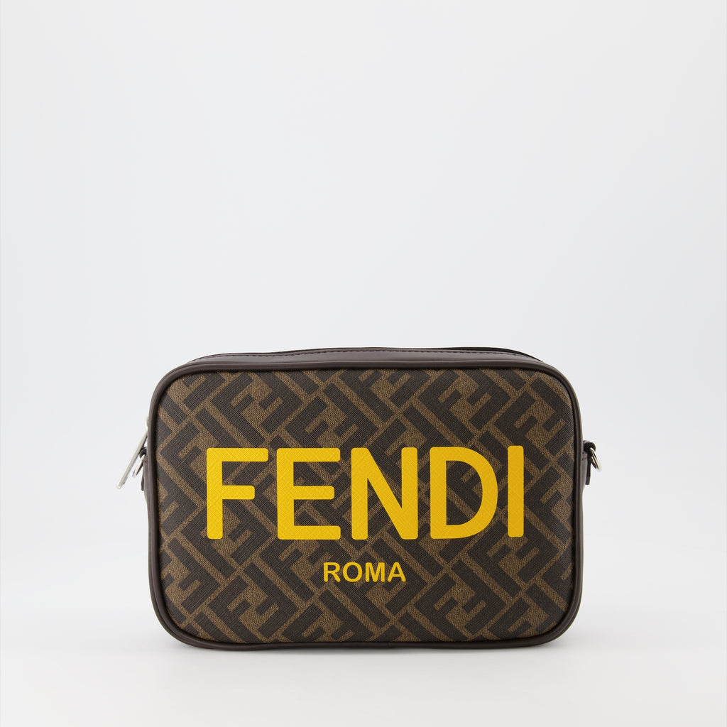 Sacs bandoulière Sac Camera Case Fendi Marron Homme