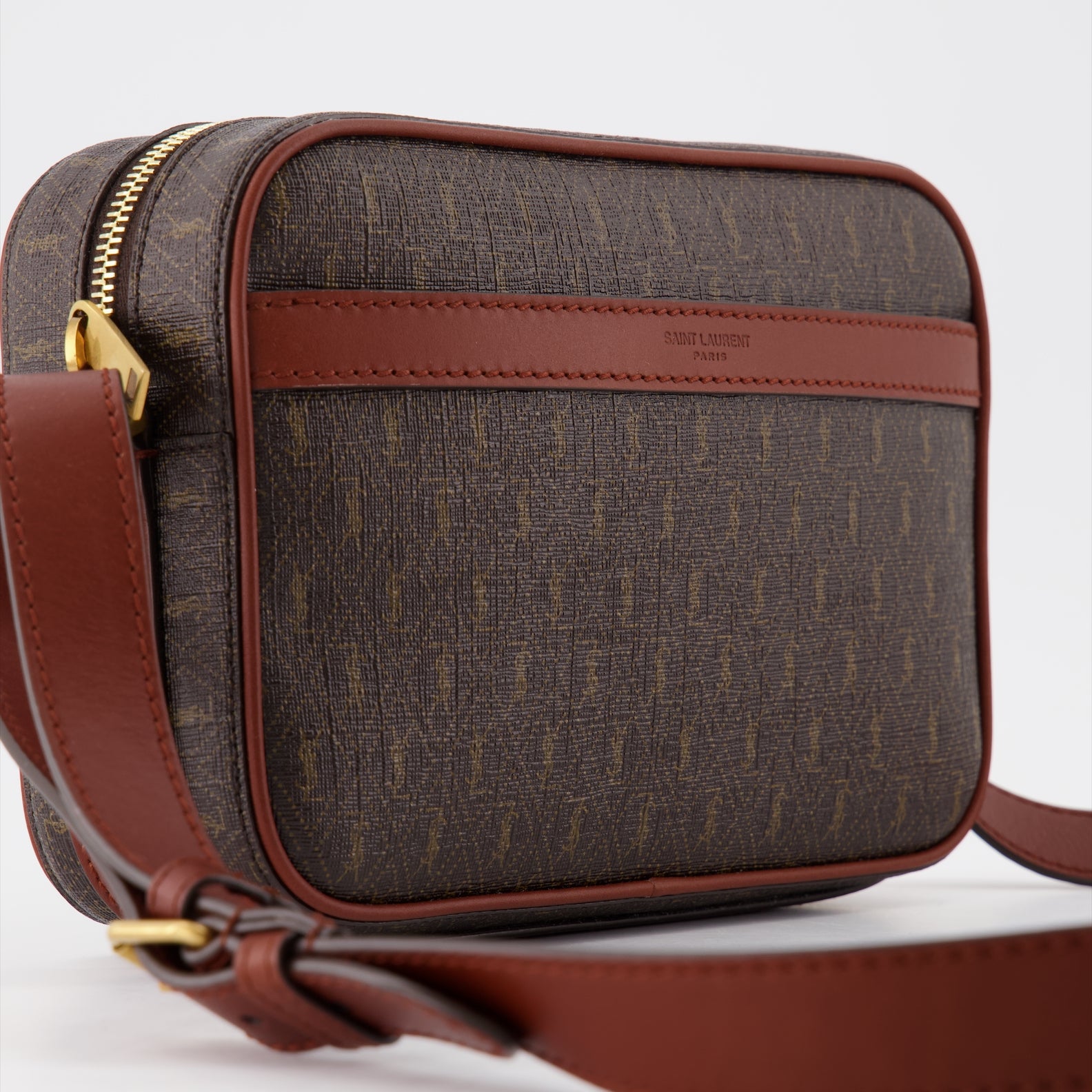 Umhängetaschen Sac Camera monogrammé Saint Laurent Braun Homme