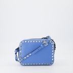크로스백 Sac Camera Rockstud Valentino Garavani 파란색 Femme