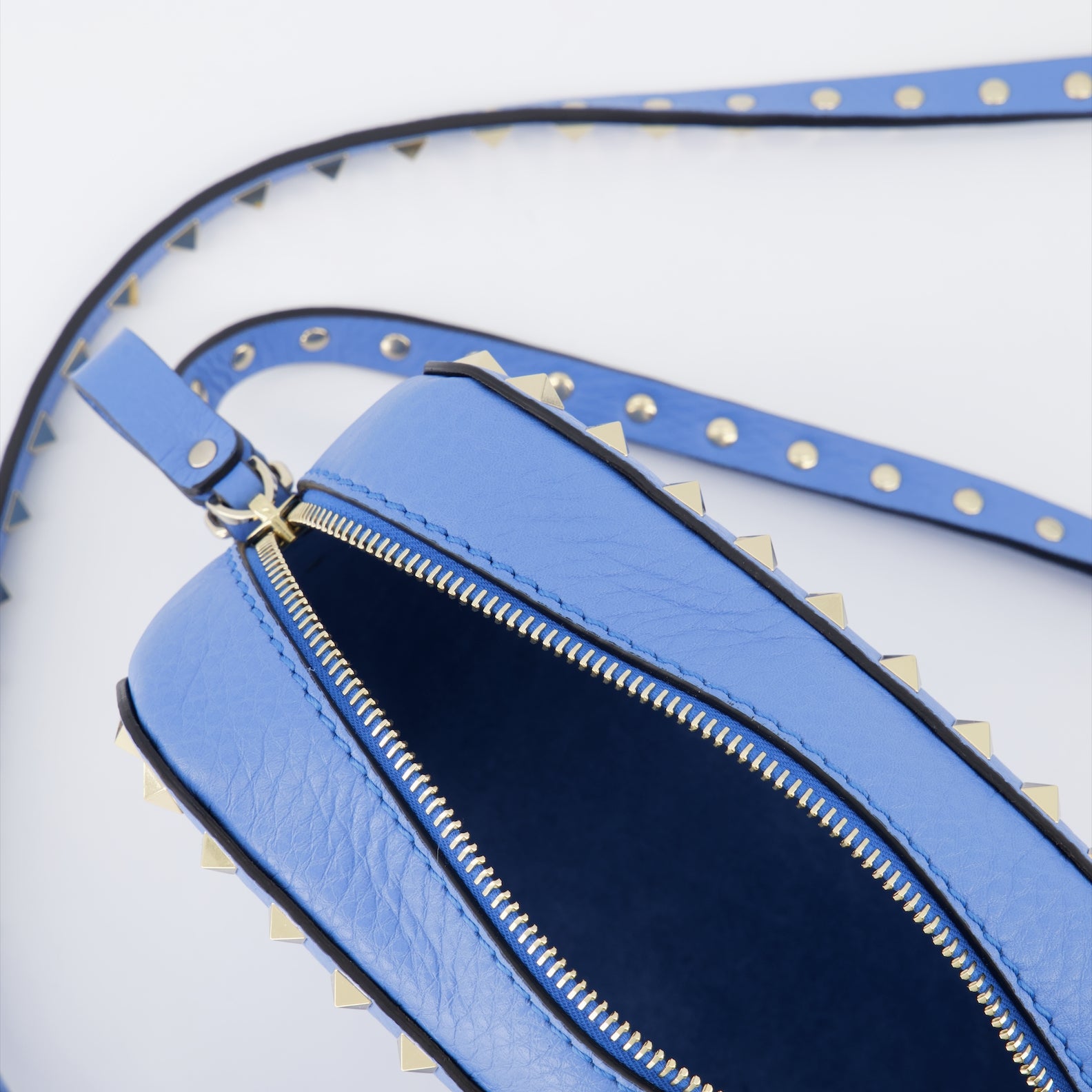 크로스백 Sac Camera Rockstud Valentino Garavani 파란색 Femme