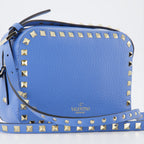 크로스백 Sac Camera Rockstud Valentino Garavani 파란색 Femme