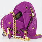 핸드백 및 숄더백 Sac coeur Biker Moschino 보라 Femme