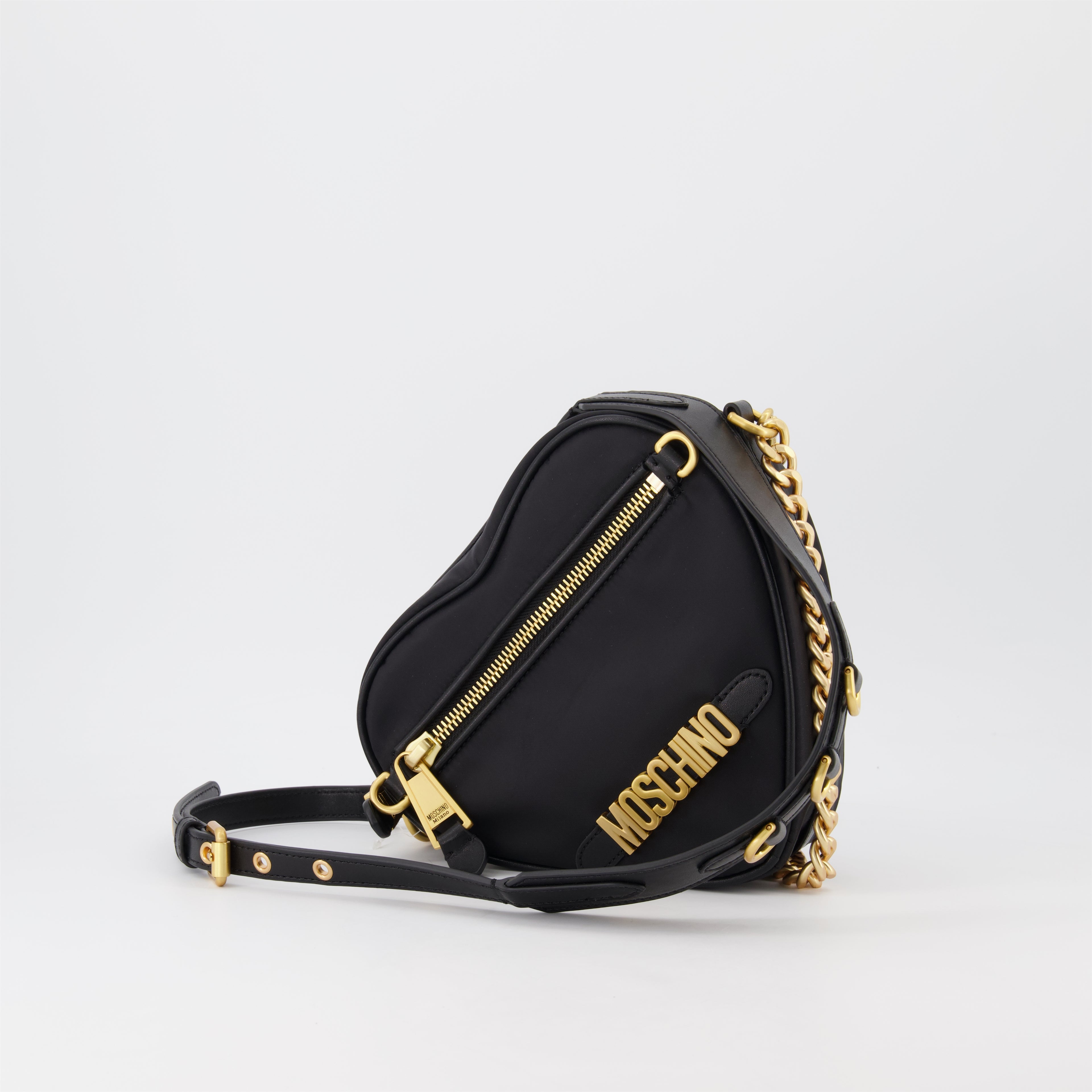 Bolsos de mano y al hombro Sac Coeur Moschino Negro Femme