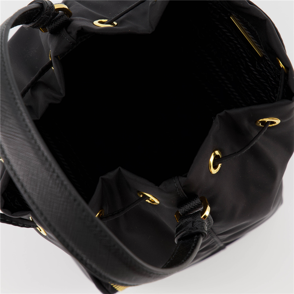 Sacs seau Sac Duet Prada Noir Femme