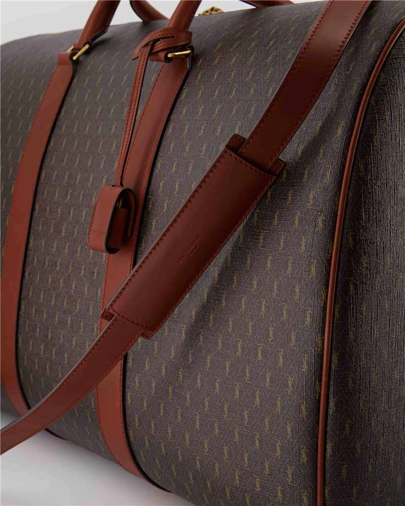 스포츠 및 여행 가방 Sac Duffle 72h Saint Laurent 갈색 Homme