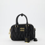 Sacs à main et épaule Sac en cuir nappa Miu Miu Noir Femme