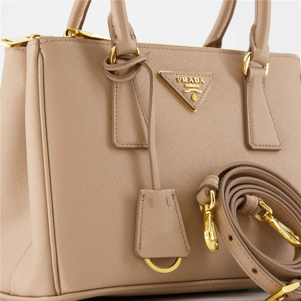 Handtaschen und schultertaschen Sac Galleria Prada Beige Femme