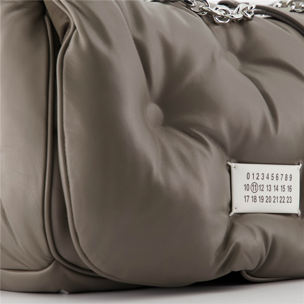Handtaschen und schultertaschen Sac Glam Slam Maison Margiela Beige Femme