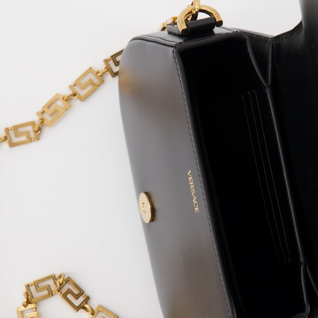Umhängetaschen Sac Greca Goddess Versace Schwarz Femme