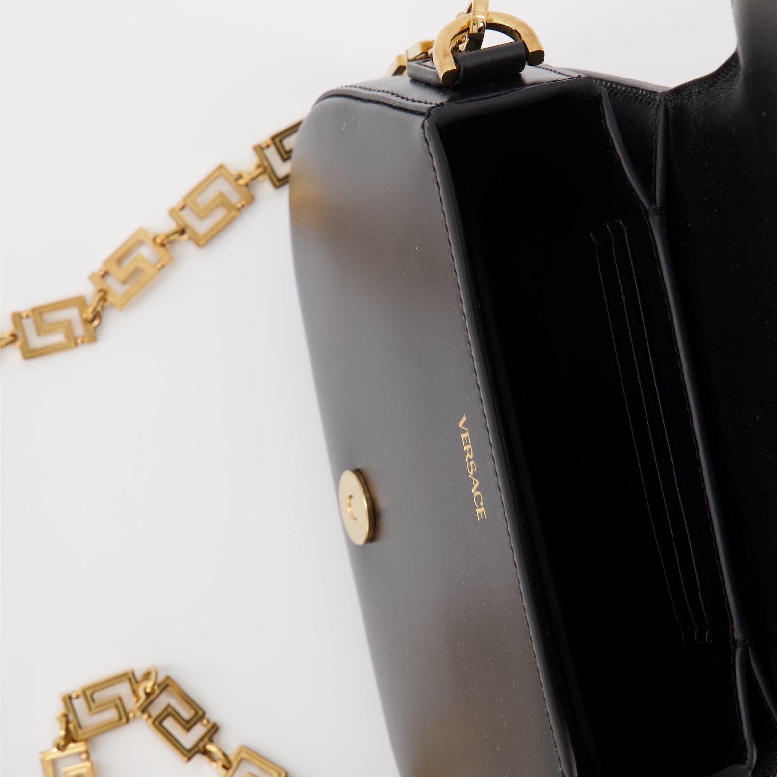 Umhängetaschen Sac Greca Goddess Versace Schwarz Femme
