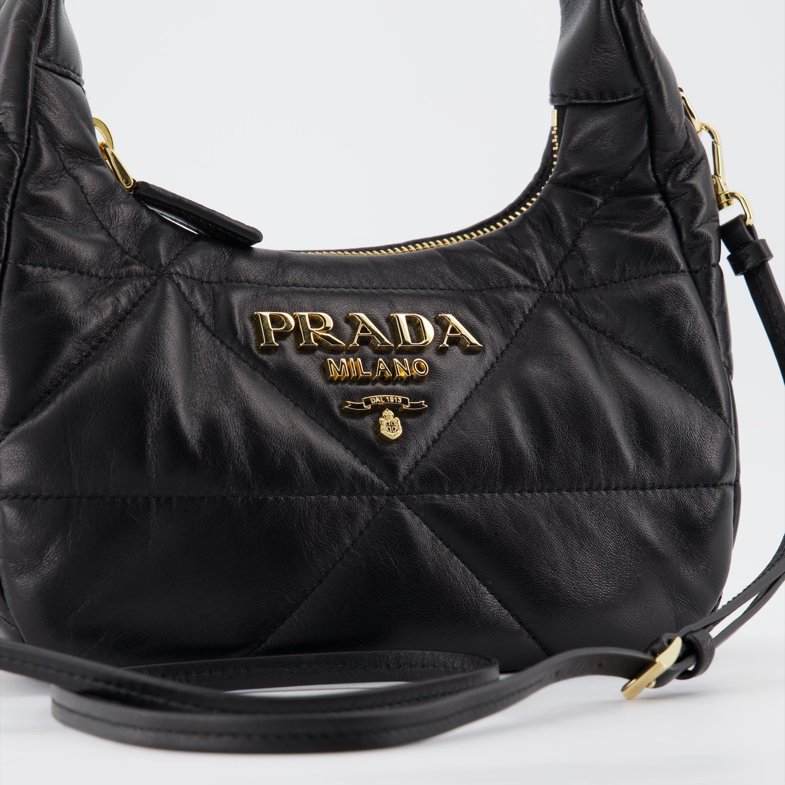Bolsos de mano y al hombro Sac hobo Prada Negro Femme