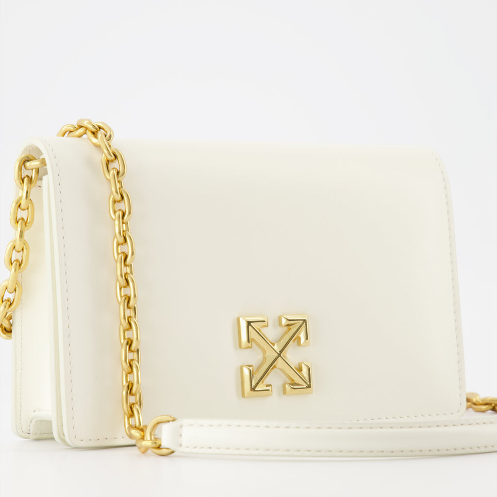 Sac Jitney 1.4 en cuir blanc