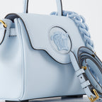 ハンドバッグ・ショルダーバッグ ラ メドゥーサ バッグ Versace 青 女性