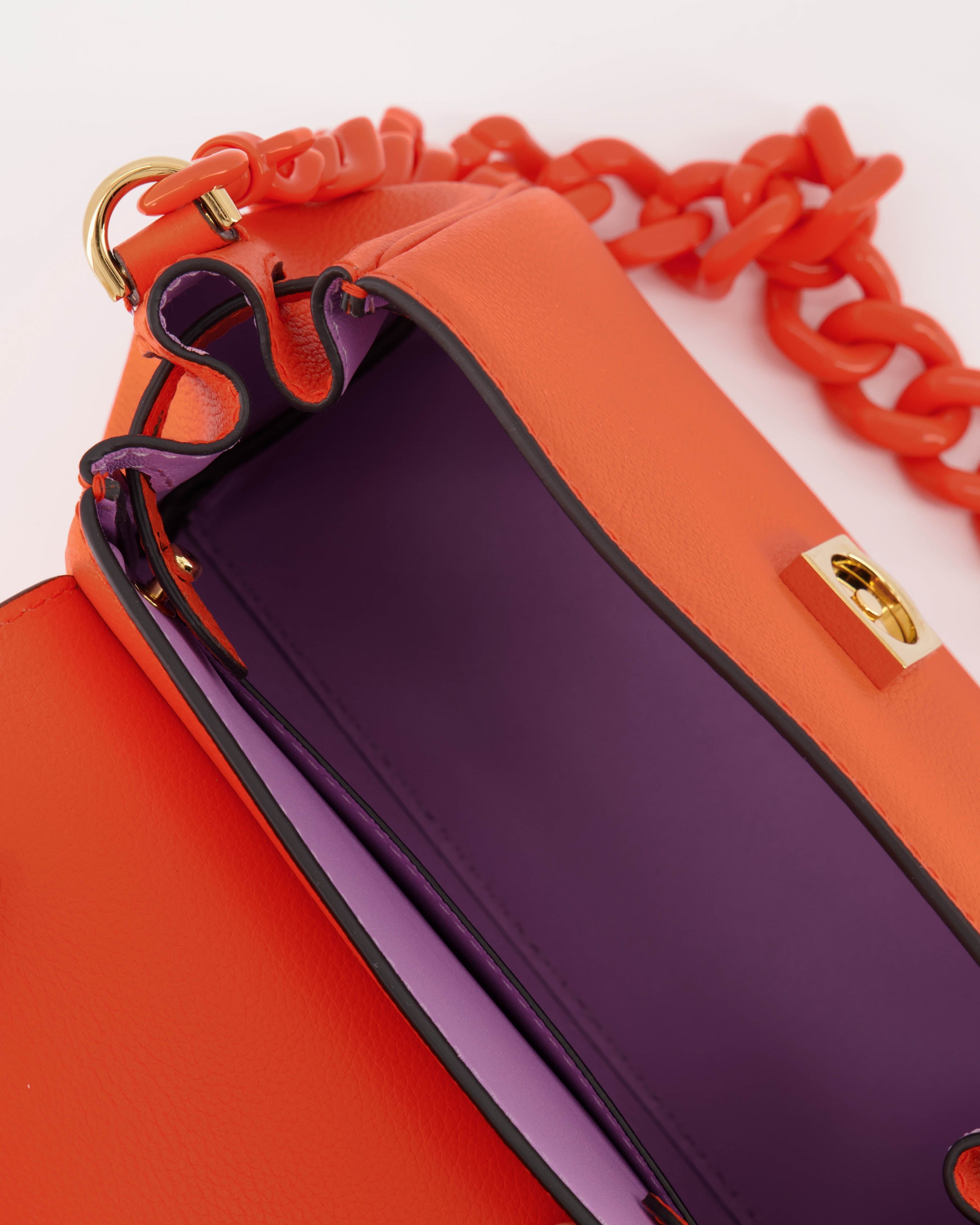 Handtaschen und schultertaschen Sac La Medusa Versace Orange Femme