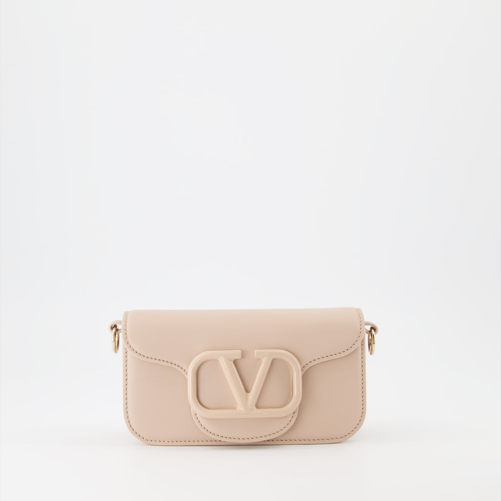 Bolsos de mano y al hombro Sac Locò Valentino Garavani Beige Femme