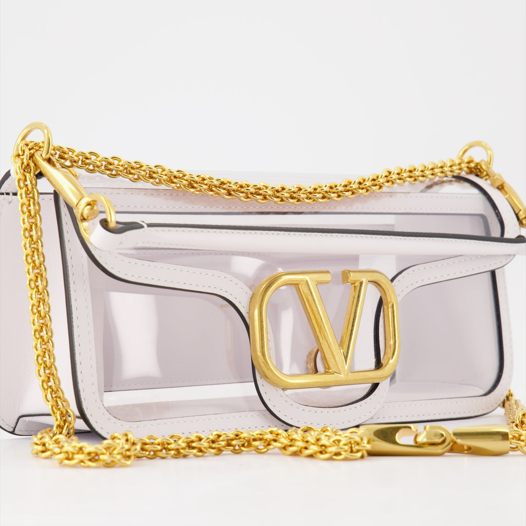 Bolsas de mão e de ombro Sac Locò Valentino Garavani Branco Femme