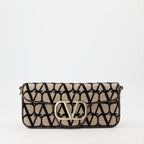 Sacs à main et épaule Sac Locò en toile iconographique Valentino Garavani Marron Femme
