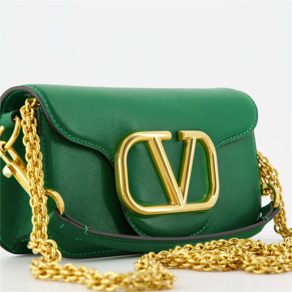 핸드백 및 숄더백 Sac Locò Valentino Garavani 녹색 Femme